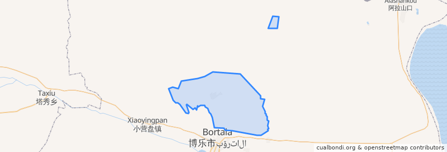 Mapa de ubicacion de 兵团八十四团.