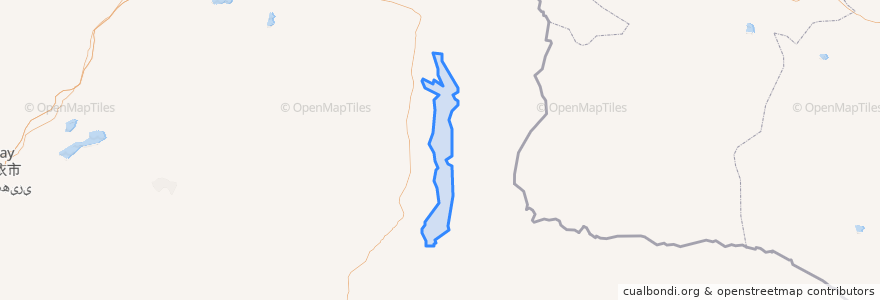 Mapa de ubicacion de 克孜勒希力克乡 قىزىل شىلىك اۋىلى.