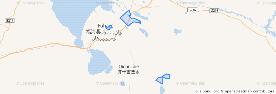 Mapa de ubicacion de 阿尔达乡 اردا اۋىلى.