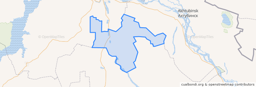 Mapa de ubicacion de Малодербетовский район.