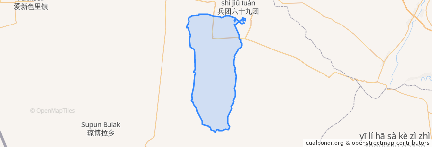 Mapa de ubicacion de 海努克镇 قاينۇق بازىرى ᡥᠠᡞᠨᡠᡣ ᡪᡝᠨ.