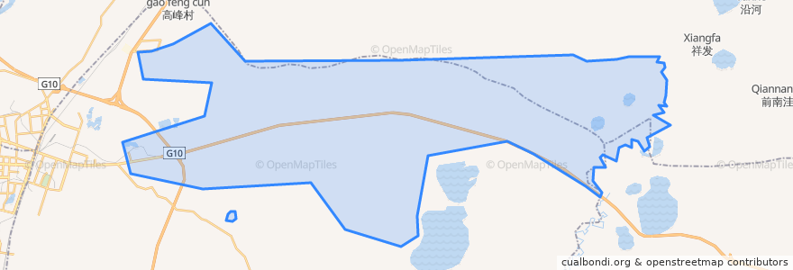 Mapa de ubicacion de 齐齐哈尔种畜场.