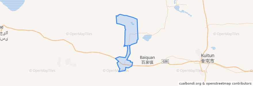 Mapa de ubicacion de 兵团一二四团 124-تۋان الاڭىنداعى.