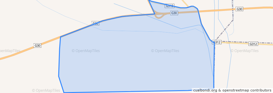 Mapa de ubicacion de 奎河街道 كۇيتۇن وزەنى ءمالى باسقارماسى.