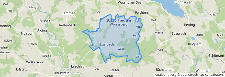 Mapa de ubicacion de Wonneberg.