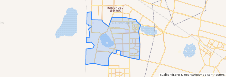 Mapa de ubicacion de 西宾街道办事处.