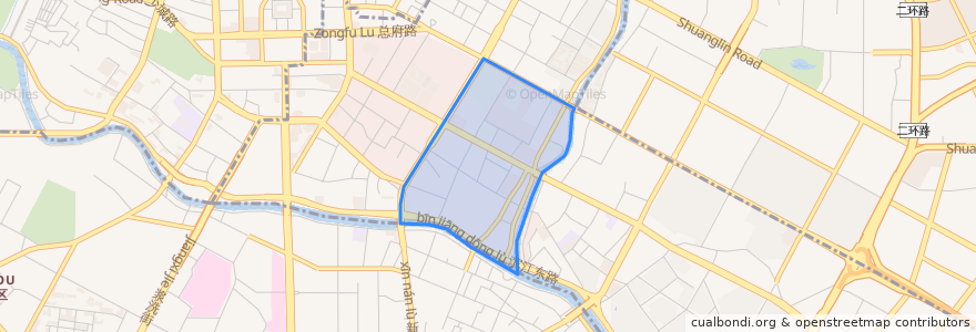 Mapa de ubicacion de 锦官驿街道.