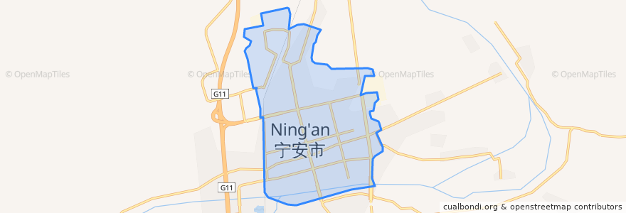 Mapa de ubicacion de 城区街道.