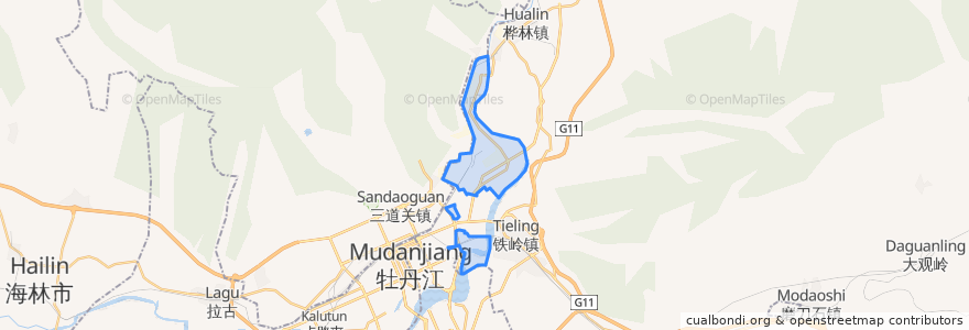 Mapa de ubicacion de 新兴街道.