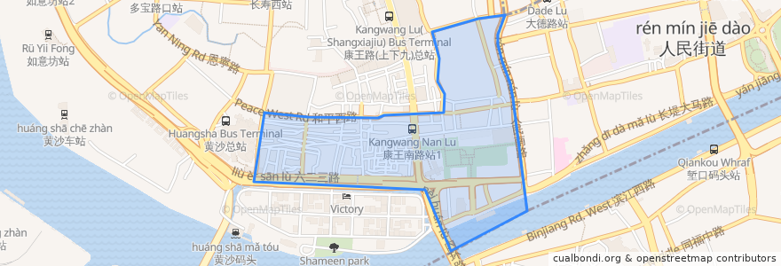 Mapa de ubicacion de 岭南街道.