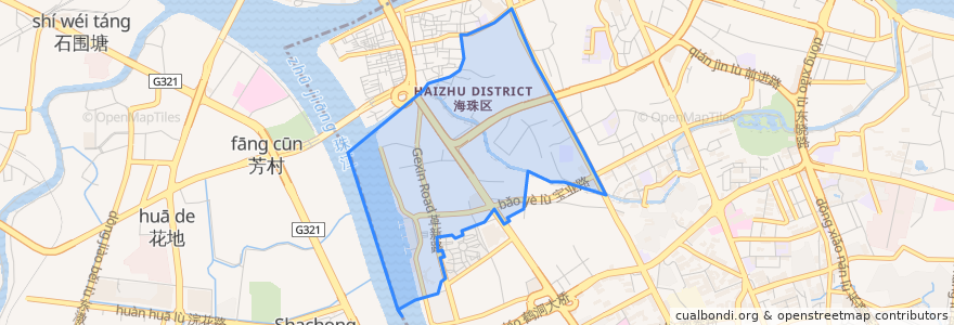 Mapa de ubicacion de 龙凤街道.