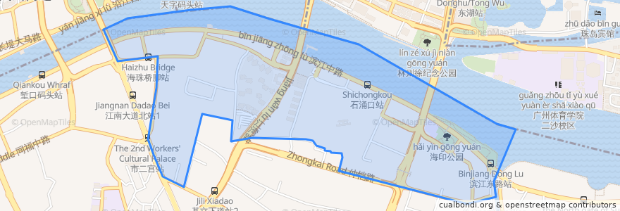 Mapa de ubicacion de 滨江街道.