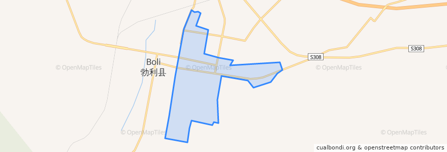 Mapa de ubicacion de 新起街道.