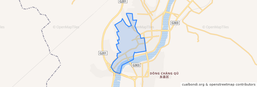 Mapa de ubicacion de 光明街道.