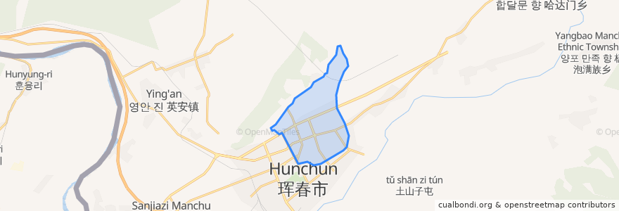 Mapa de ubicacion de 靖和街道.