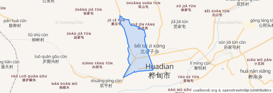 Mapa de ubicacion de 明桦街道.