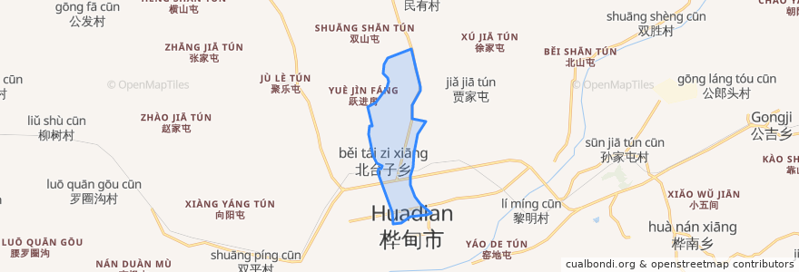 Mapa de ubicacion de 胜利街道.