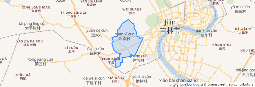 Mapa de ubicacion de 长春路街道.