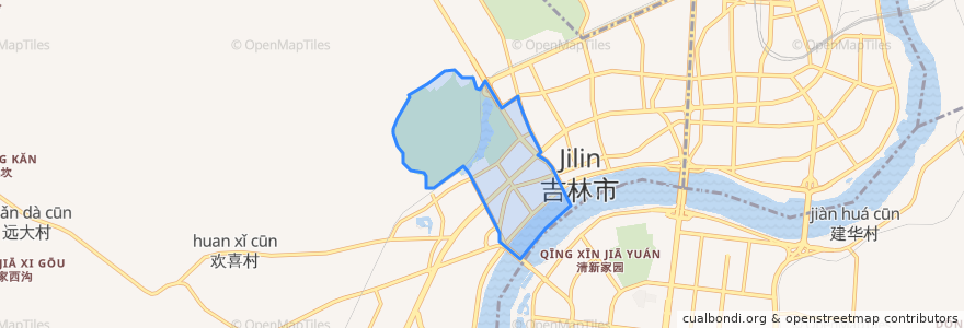 Mapa de ubicacion de 德胜街道.