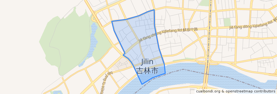 Mapa de ubicacion de 青岛街道.