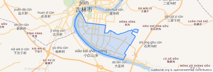 Mapa de ubicacion de 高新街道.