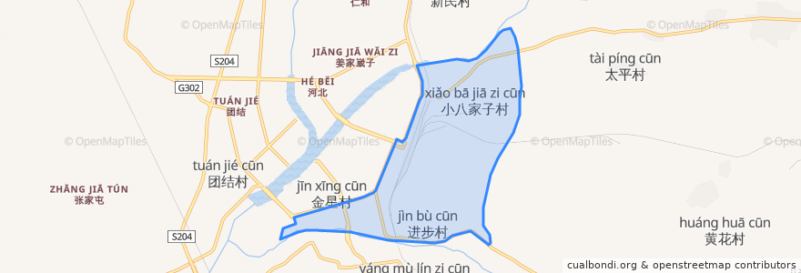 Mapa de ubicacion de 长安街道.