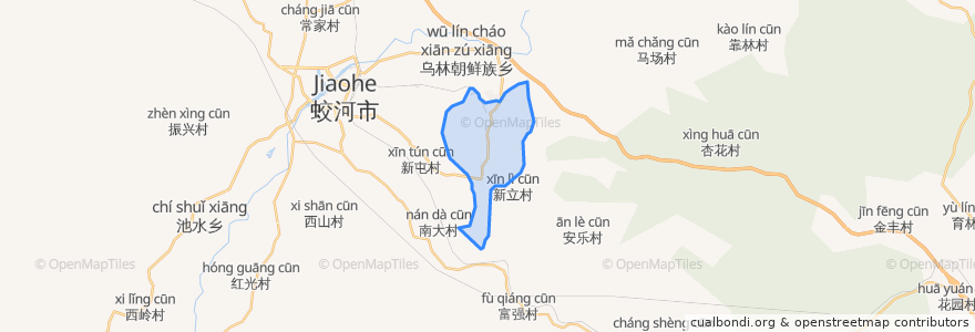 Mapa de ubicacion de 奶子山街道.