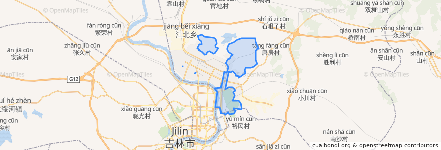 Mapa de ubicacion de 承德街道.