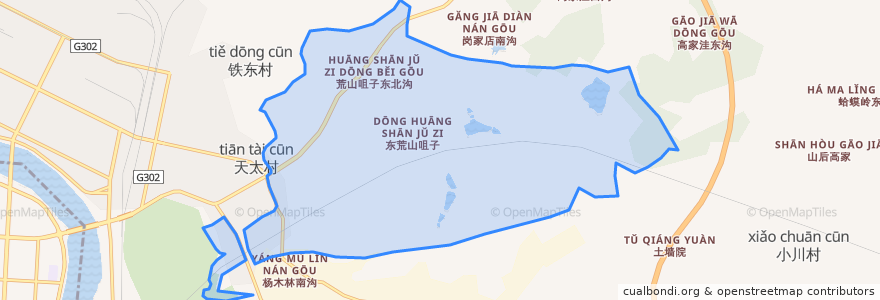 Mapa de ubicacion de 东城街道.