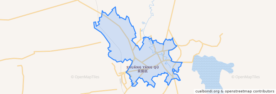 Mapa de ubicacion de 云山街道.