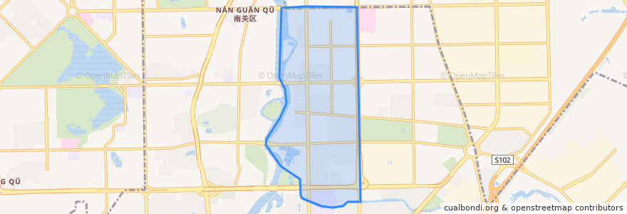 Mapa de ubicacion de 临河街道.