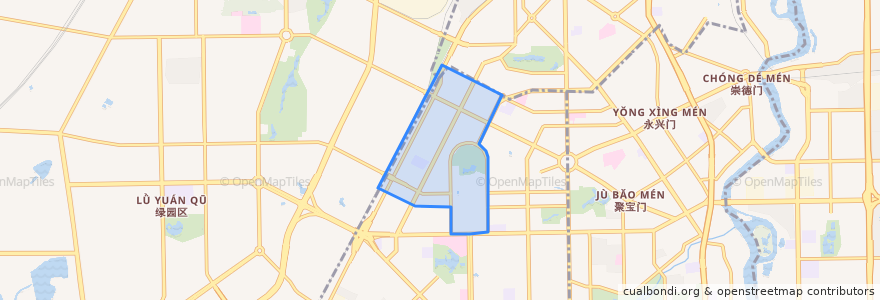 Mapa de ubicacion de 清和街道.
