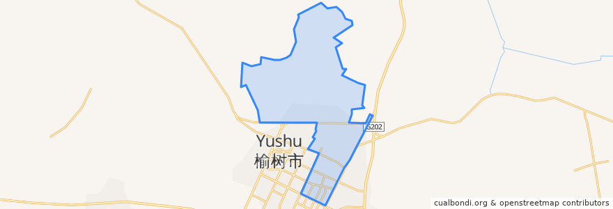 Mapa de ubicacion de 城郊街道.