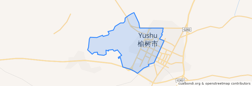 Mapa de ubicacion de 华昌街道.