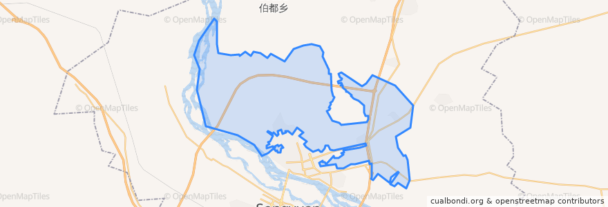 Mapa de ubicacion de 新城乡.