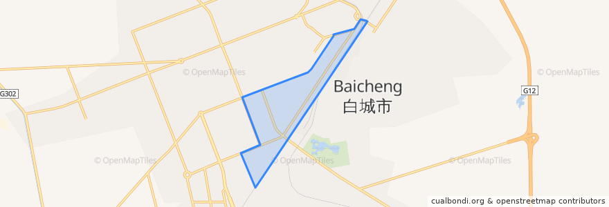 Mapa de ubicacion de 新华街道.