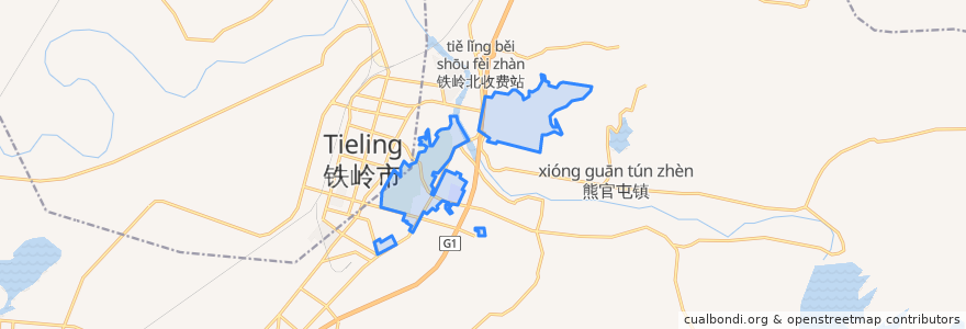 Mapa de ubicacion de 岭东街道.