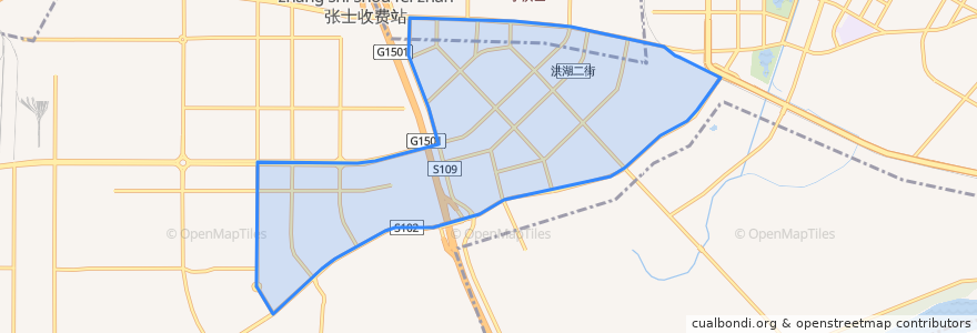 Mapa de ubicacion de 昆明湖街道.