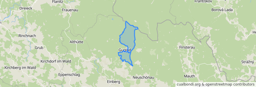 Mapa de ubicacion de Sankt Oswald.