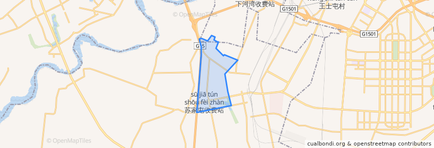 Mapa de ubicacion de Huxi Subdistrict.