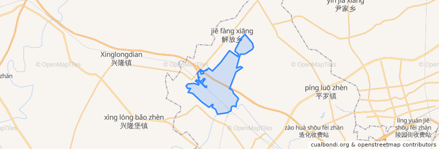 Mapa de ubicacion de Guanghui Farm.