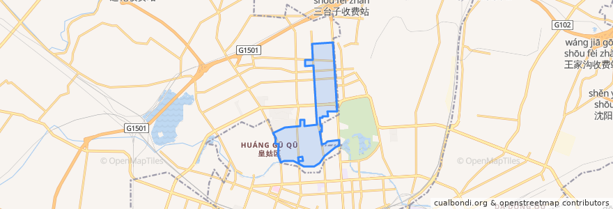 Mapa de ubicacion de 陵西街道.