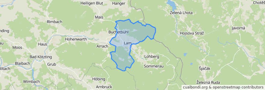 Mapa de ubicacion de Lam.