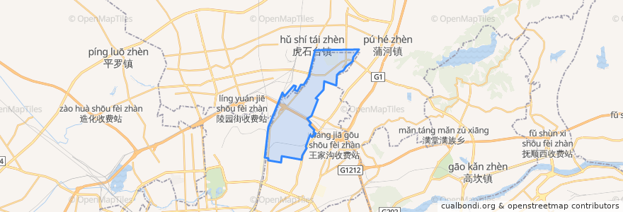 Mapa de ubicacion de 文官街道.