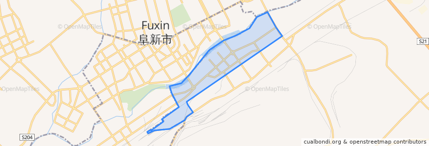 Mapa de ubicacion de 红树街道.