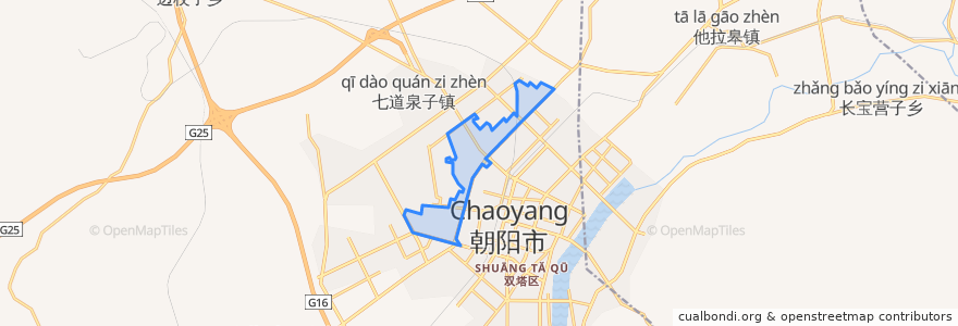 Mapa de ubicacion de 新华街道.