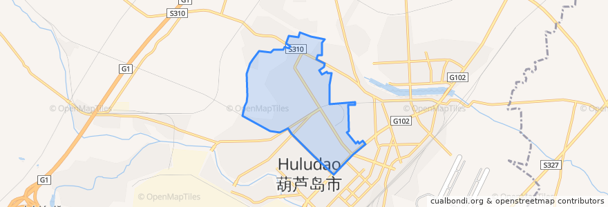 Mapa de ubicacion de 兴工街道.