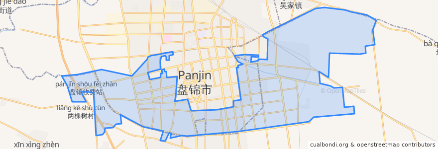 Mapa de ubicacion de Xingsheng Subdistrict.