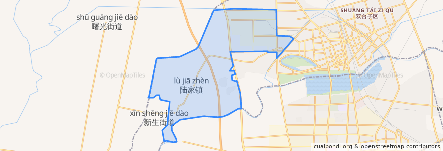 Mapa de ubicacion de 陆家乡.