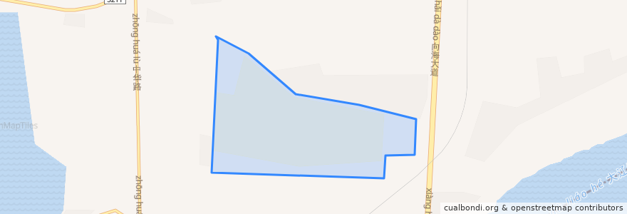 Mapa de ubicacion de Huibin Subdistrict.